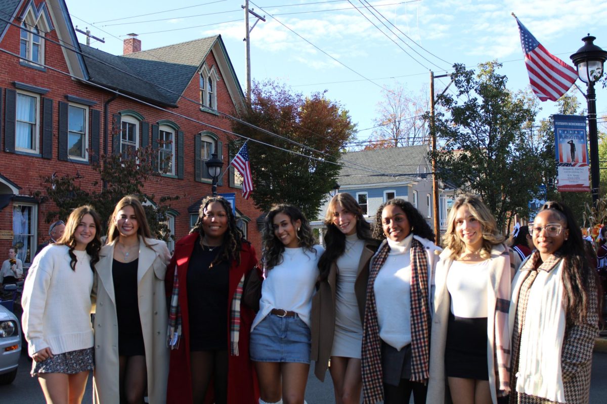 All eight homecoming queen nominees; Lila Smedley, Athena Skarlis, Joyia Adams, Kaitlyn Hernandez, Olivia Full, Sandy Gravesande, Scarlett Garcia, Londyn Lawson.