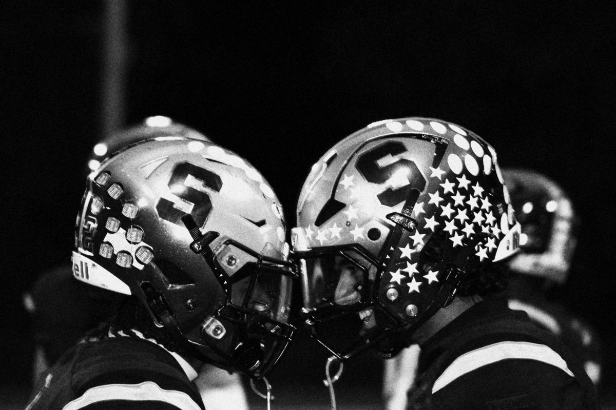 Stroudsburg players get hyped for the little brown jug game!