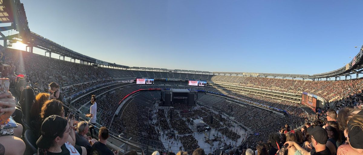 A view of Metlife Stadium prior to My Chemical Romance's set
