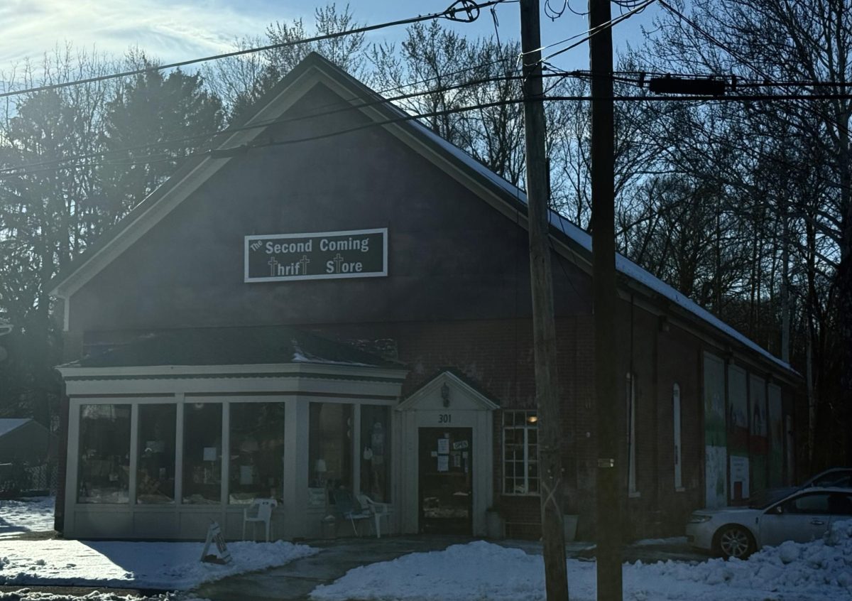 The storefront of Second Coming Thrift Store on Park Ave