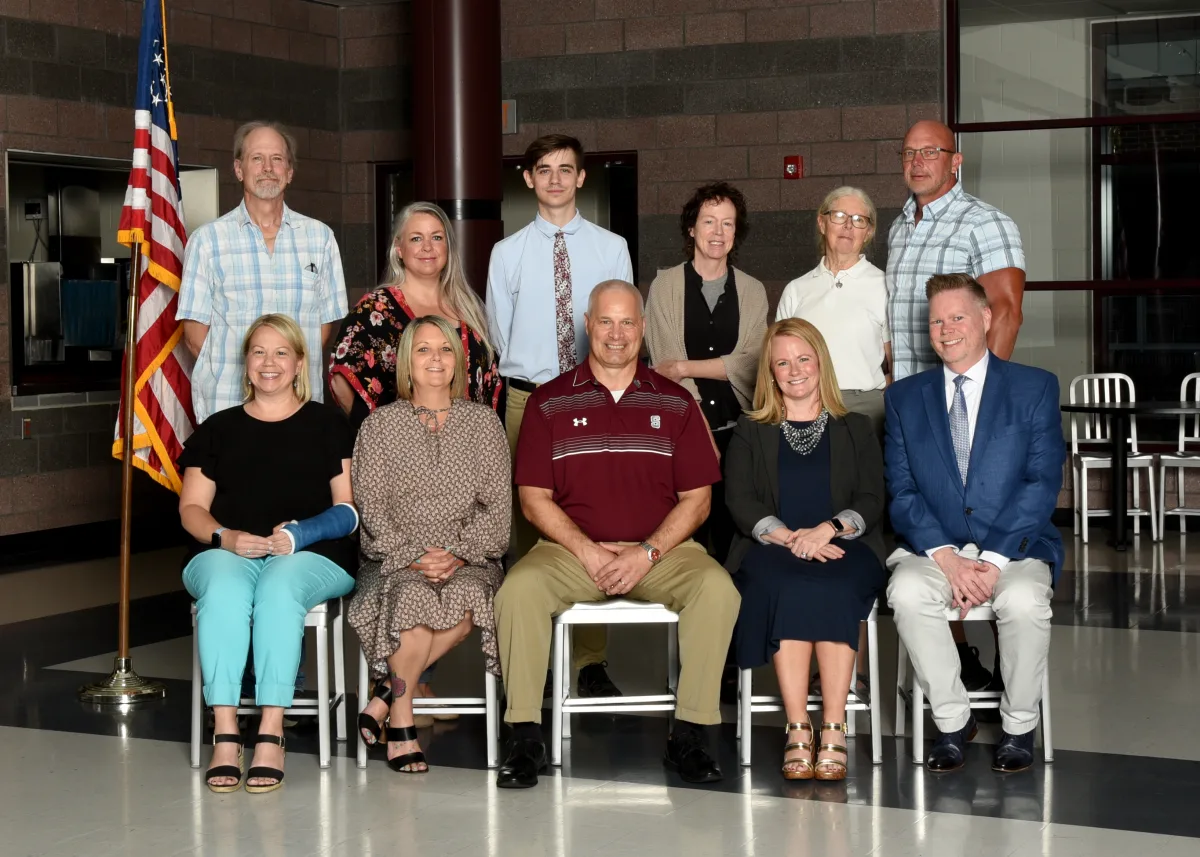 Picture of all the school board members, located on Board docs