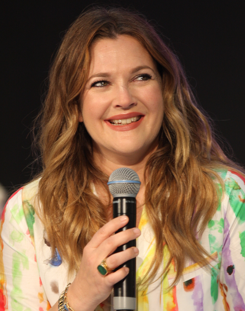 Actress Drew Barrymore at an event in Australia circa 2019. 