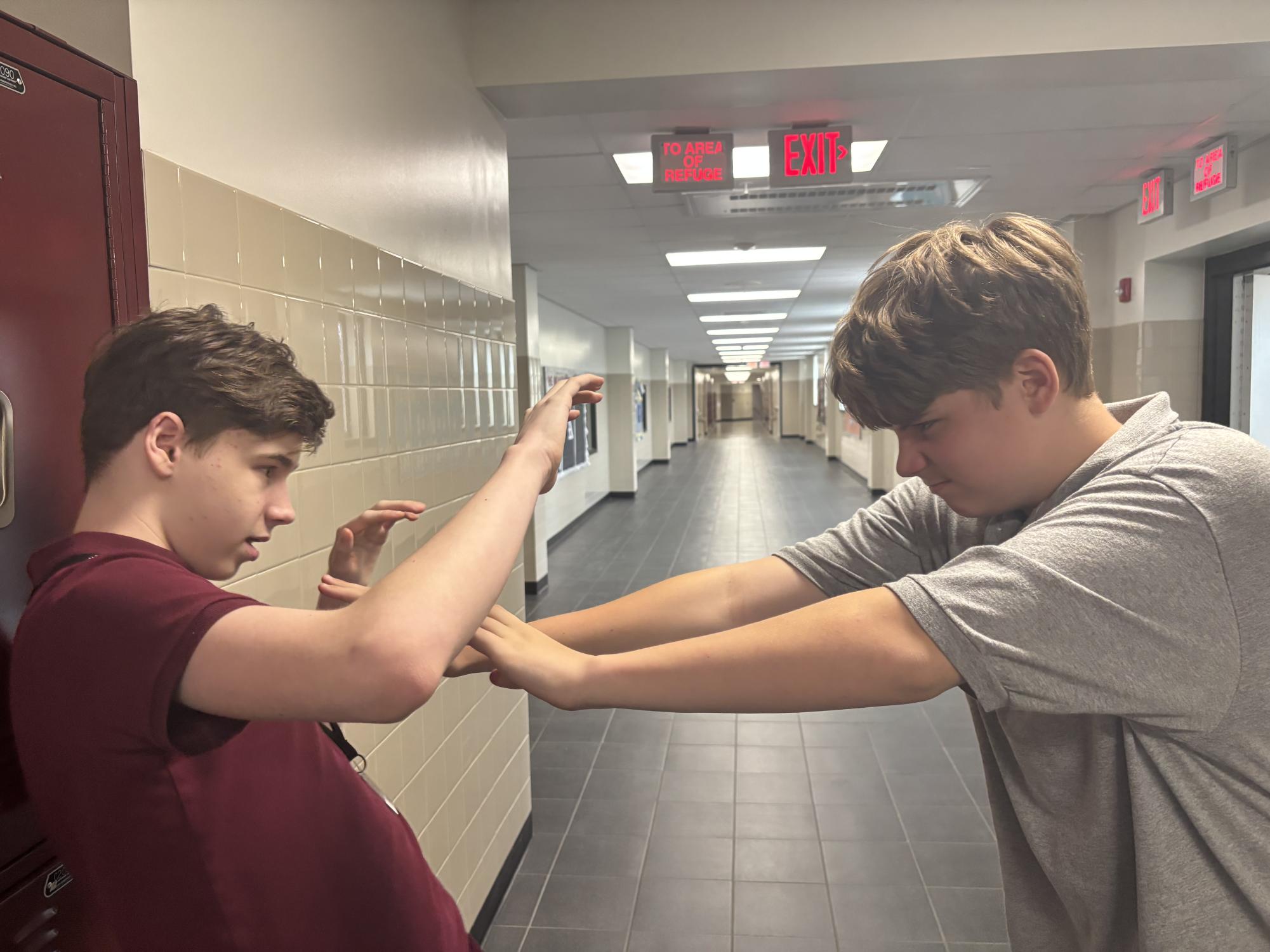 The most obvious form of bullying, but thankfully the least likely. 
