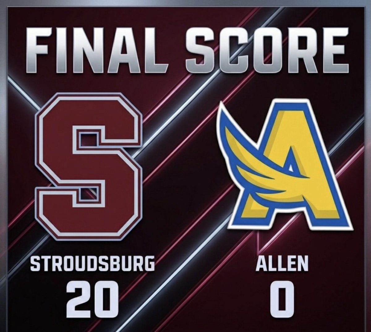 Stroudsburg softball defeats William Allen on April 14, 2026. Photo by Stroudsburg softball instagram page.