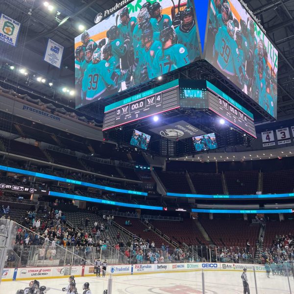 A picture of a PWHL game in their inaugural season