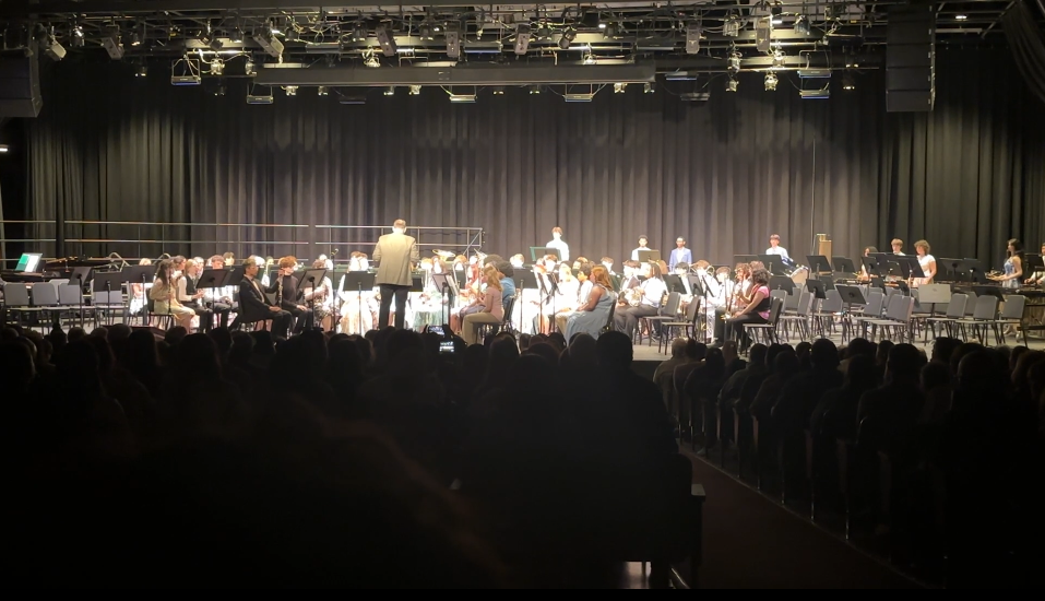 A picture from the band portion of the concert.